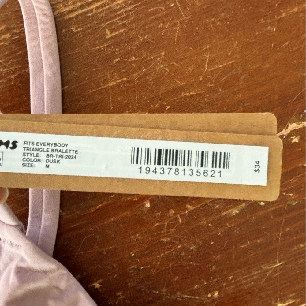 NWT SKIMS fits everybody triangle bralette in Dusk Size Medium - Picture 5 of 5